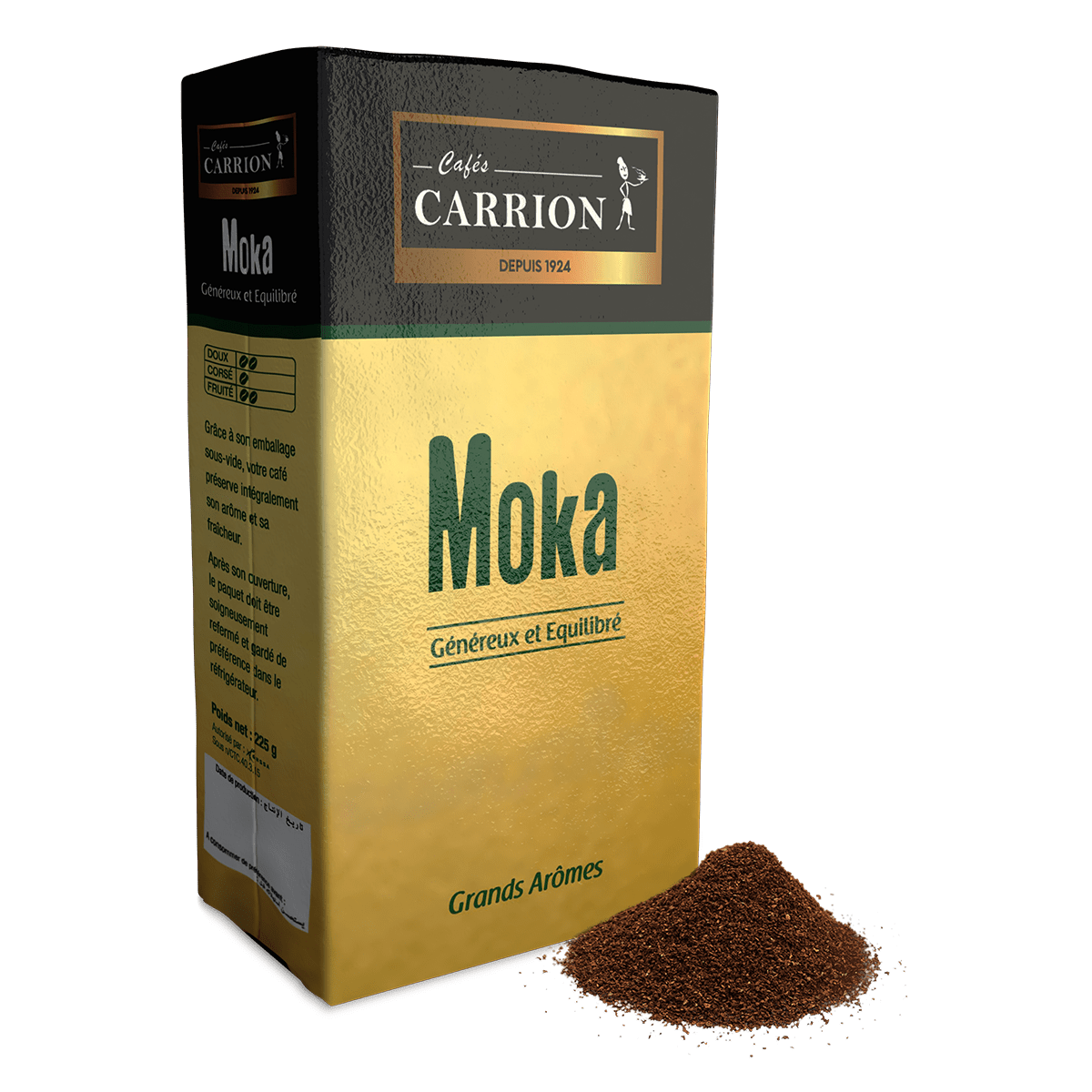 Café Moka moulu - Un voyage aromatique - Cafés Carrion